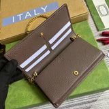 Interior view of chic polished women's handbag – women's statement bag