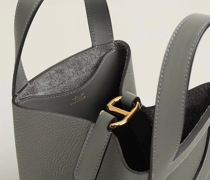 Close-up detail of balanced bag design