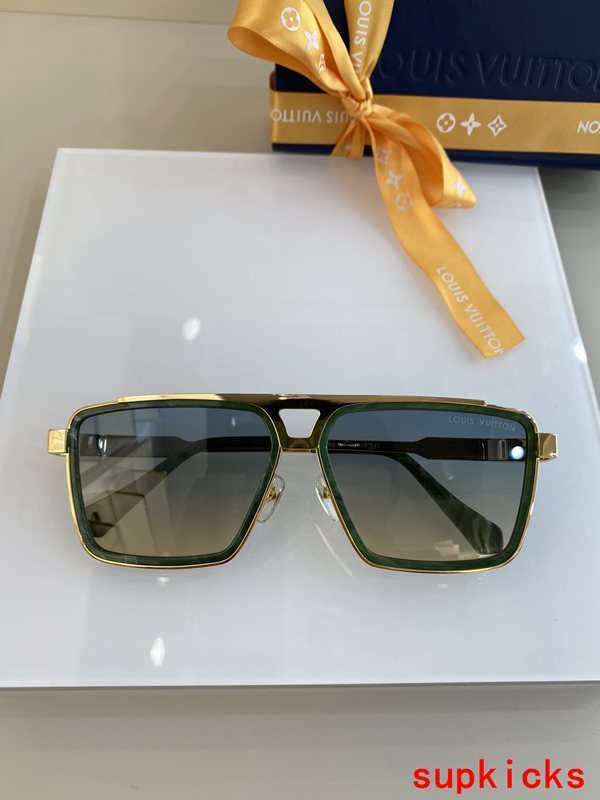 Front view of Louis Vuitton unisex sunglasses