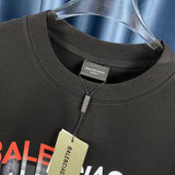 Balenciaga t-shirt back view — premium authentic designer style