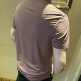 Back view of Moncler luxury clothing with relaxed-fit cut