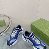 Gucci sneakers detailed view showing premium designer craftsmanship