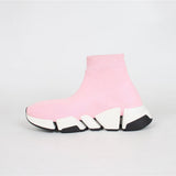 Balenciaga Nude Pointed-Toe Flats - Sole Detail View