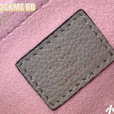 Side profile of refined chic women's handbag – women's luxury accessory