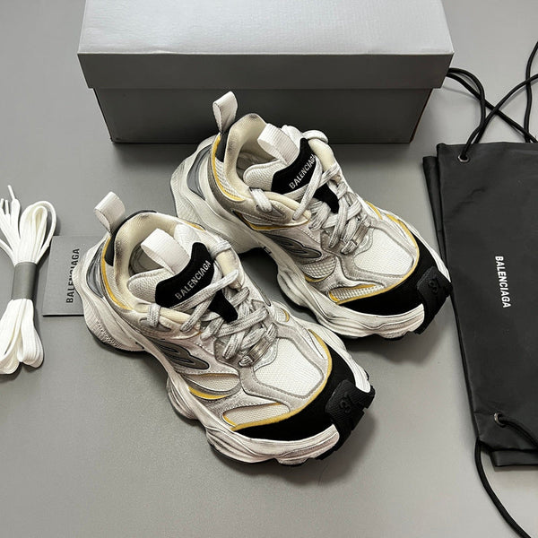 Balenciaga Black Slip-On Sneakers - Side Profile View