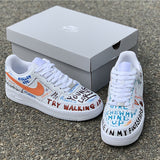 Nike Men's & Women's Designer Street Sneakers — Style 014 front view