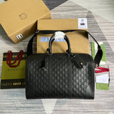 Side profile of elevated sleek women's handbag – women's luxury accessory