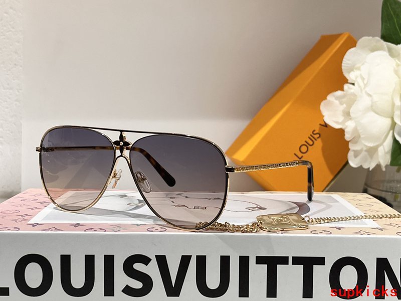 Angled view of Louis Vuitton unisex sunglasses