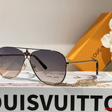Angled view of Louis Vuitton unisex sunglasses