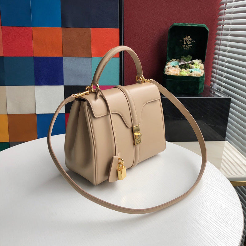 Interior view of signature classic women's handbag – women's designer-style accessory