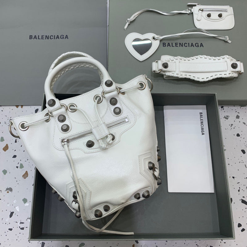 Chic Faux Leather Handbag - Modern Structured Build | Women's Everyday Carry Handbag #312 - back view (image 4) of designer-inspired handbag