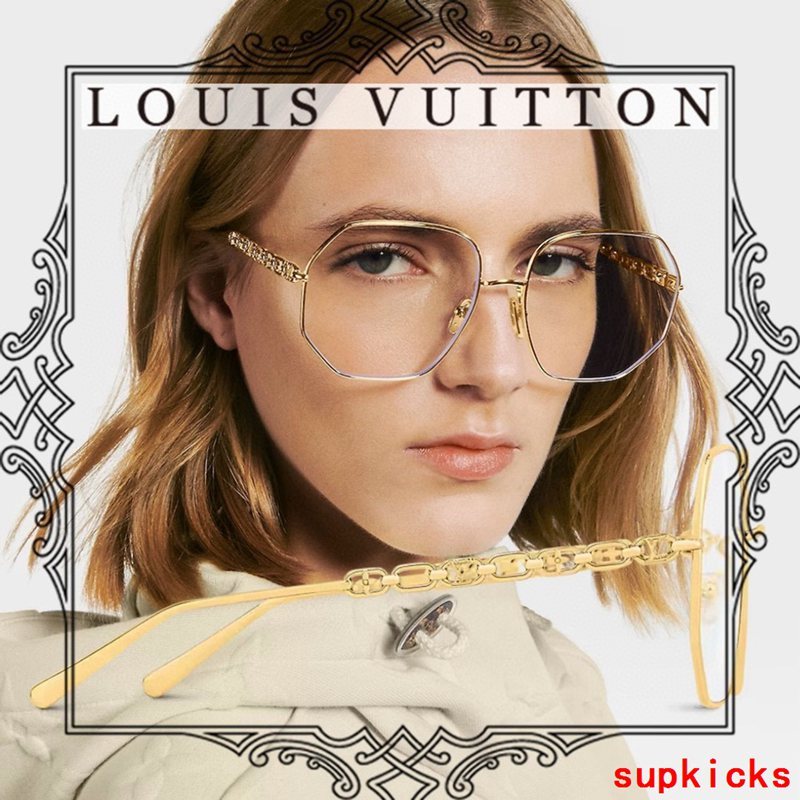 Side view of Louis Vuitton unisex sunglasses
