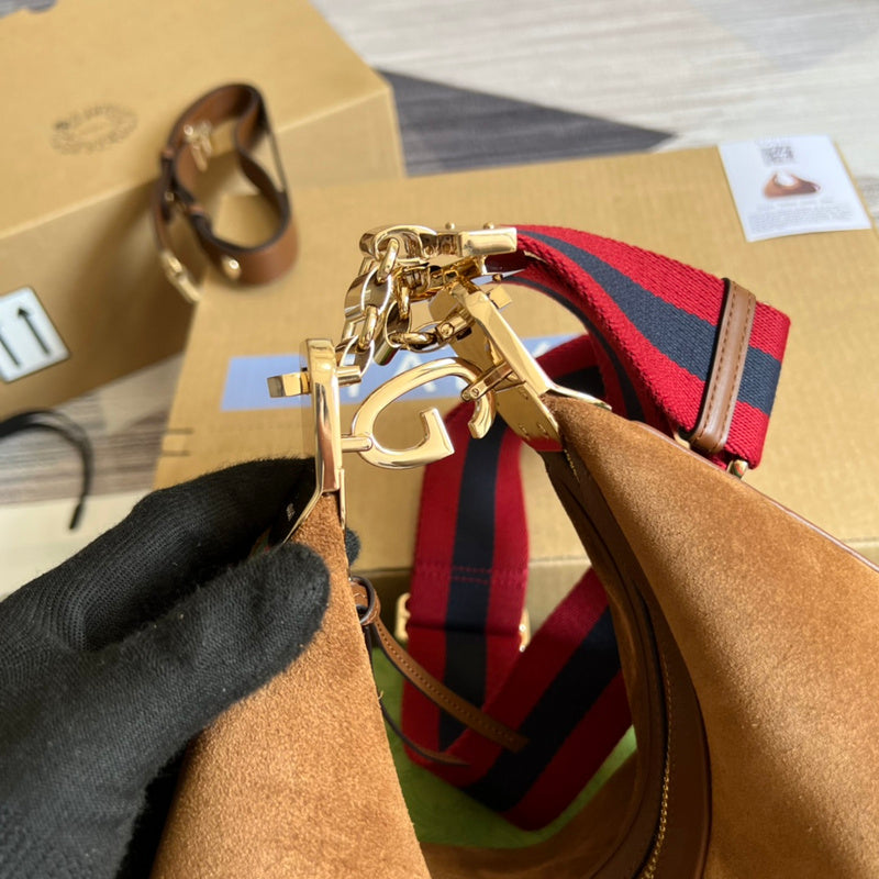 Back view of signature refined women's handbag – women's premium purse