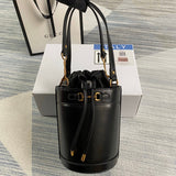 Side profile of statement signature women's handbag – women's everyday handbag