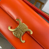 Side profile of elevated polished women's handbag – women's statement bag