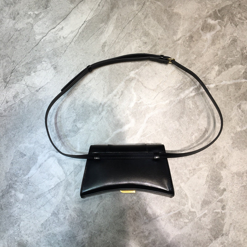 Structured Faux Leather Handbag - Polished Finish | Women's Premium Handbag #1011 - close-up detail shot (image 3) of designer-inspired handbag