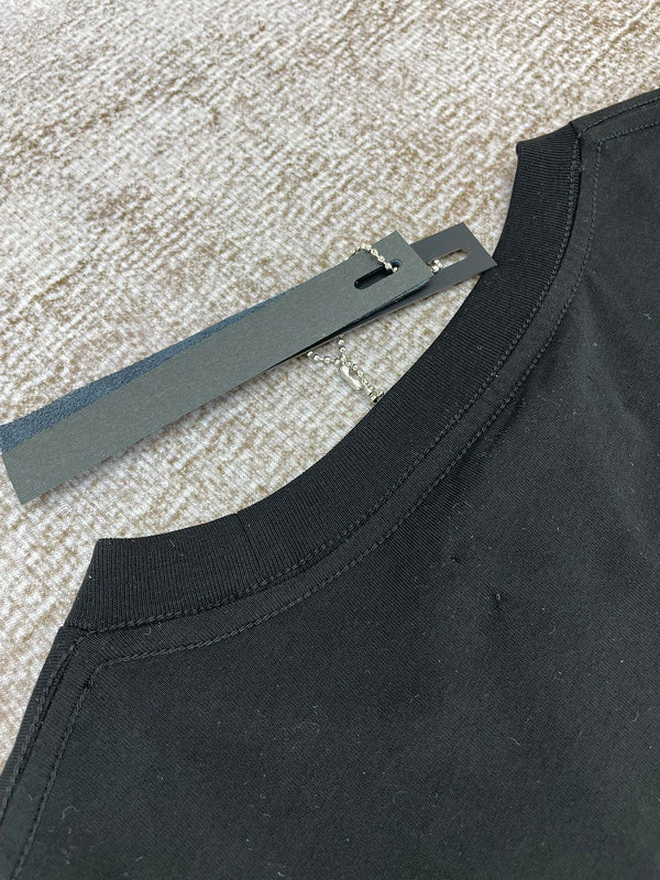 Close-up of Amiri t-shirt craftsmanship