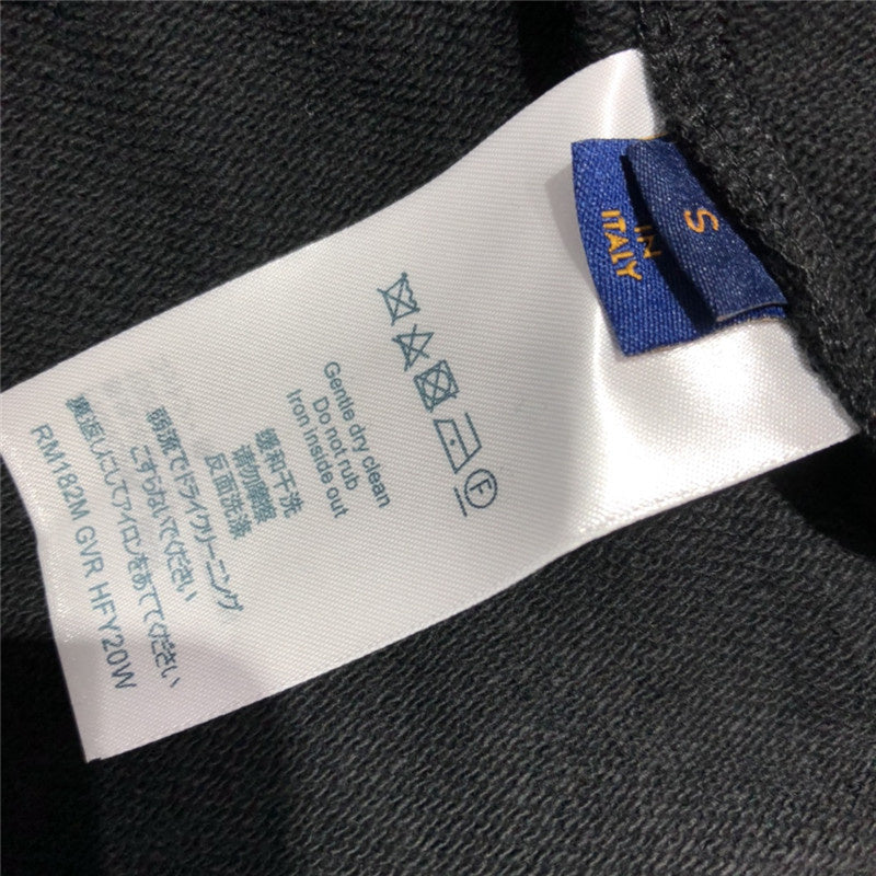 Back view of Louis Vuitton cotton t-shirt with label-forward styling
