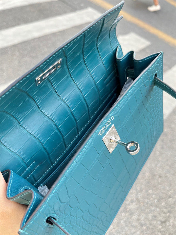 Close-up detail of sleek bag design