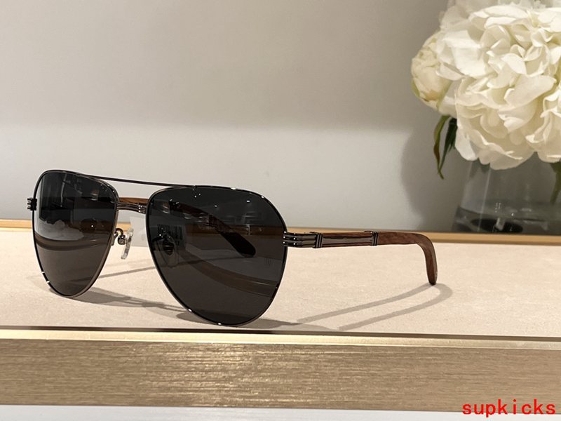 Angled view of Cartier unisex sunglasses