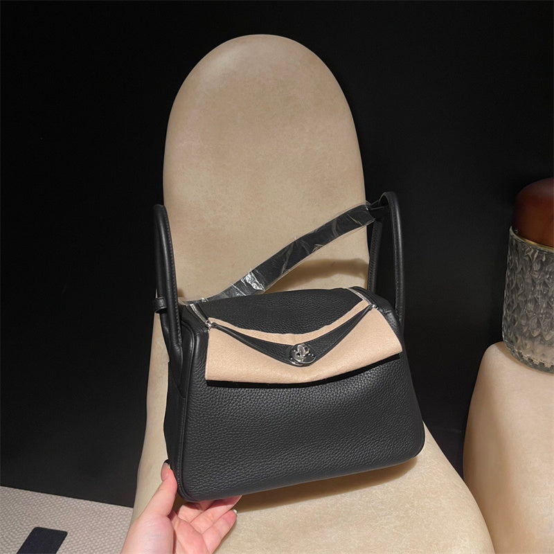 Tailored handbag styled for everyday wear