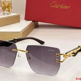 Front view of Cartier unisex sunglasses