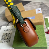 Side view of smart structured handbag