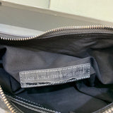 Timeless Vegan Leather Handbag - Smooth Faux-Leather Exterior | Women's Designer-Inspired Purse #371 - texture close-up (image 9) of designer-inspired handbag