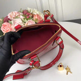 Top view of refined statement women's handbag – women's luxury handbag