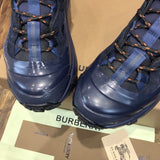 Burberry Burgundy Chunky Platform Sneakers - Sole Detail View