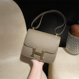 Close-up detail of clean-lined bag design