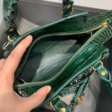 Elegant Vegan Leather Handbag - Chic Everyday Appeal | Women's Premium Handbag #319 - styled full view (image 7) of designer-inspired handbag