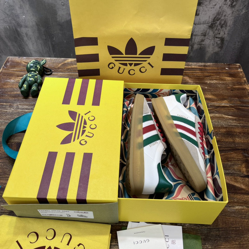 Gucci all-black luxury sneakers view 9 heritage-inspired look