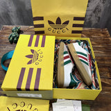 Gucci all-black luxury sneakers view 9 heritage-inspired look