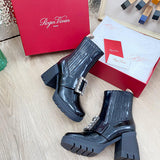 Roger Vivier luxury shoes close-up — premium authentic designer style