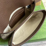 Close-up detail of polished modern women's handbag – women's designer-style accessory