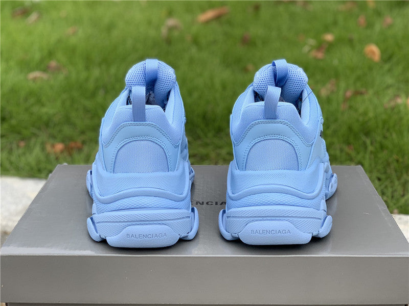 Balenciaga Grey Chunky Platform Sneakers - Sole Detail View