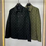 Back view of Louis Vuitton luxury clothing with runway-inspired design