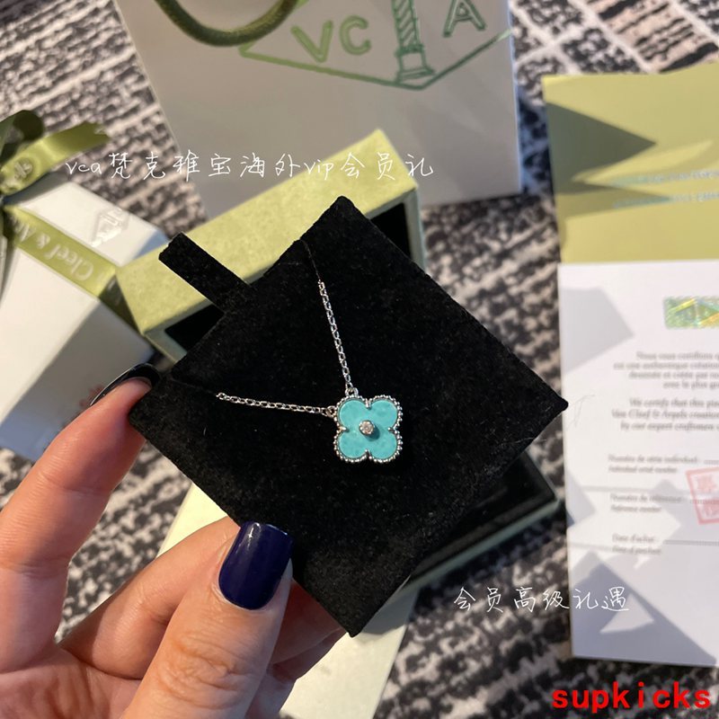 Lifestyle view of Van Cleef & Arpels unisex jewelry piece