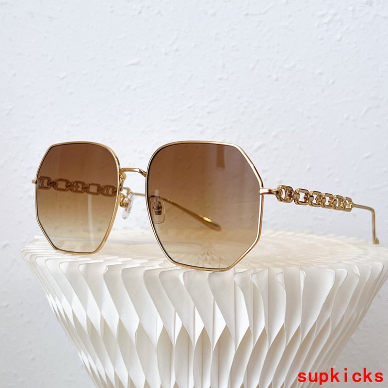 Side view of Louis Vuitton unisex sunglasses