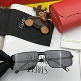 Angled view of Cartier unisex sunglasses