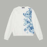 Back view of Louis Vuitton luxury clothing with relaxed-fit cut
