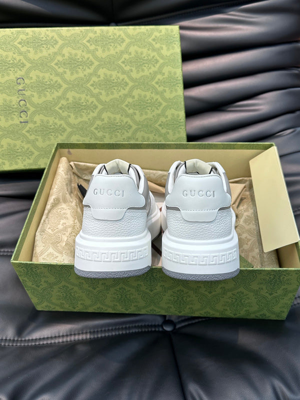 Gucci bold contrast luxury sneakers view 6 sleek tonal finish