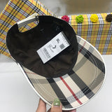 Front view of Burberry unisex cap