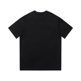 Side profile of Polo cotton polo shirt with monogram-inspired silhouette