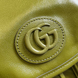 Back view of modern refined women's handbag – women's designer-style accessory