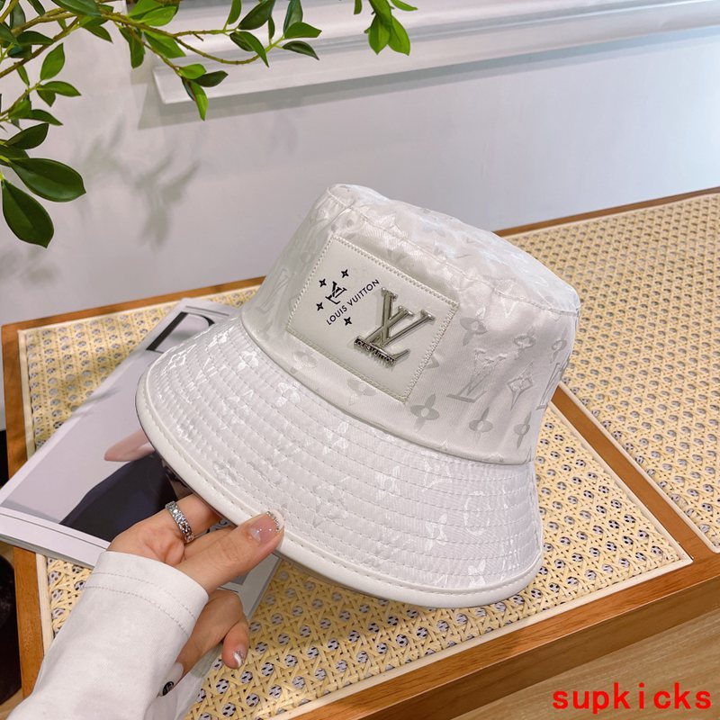 Close-up detail view of Louis Vuitton unisex cap