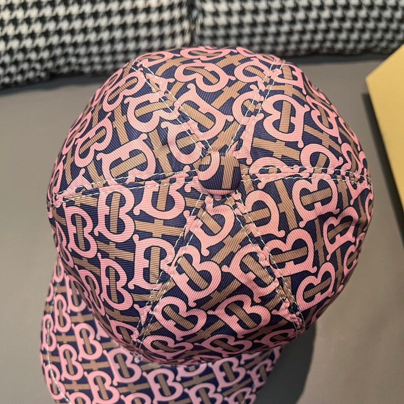 Front view of Burberry unisex cap