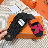 Hermès Grey Gladiator Sandals - Back View