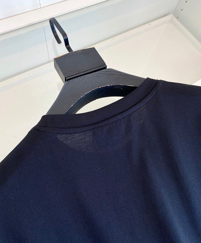 Side profile of Louis Vuitton cotton t-shirt with signature branding
